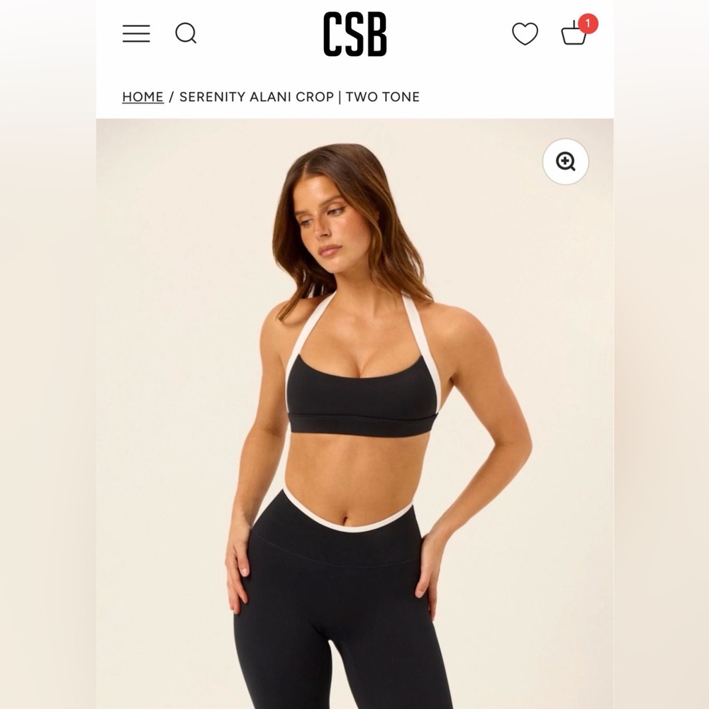 CSB SERENITY ALANI CROP Sports Bra
